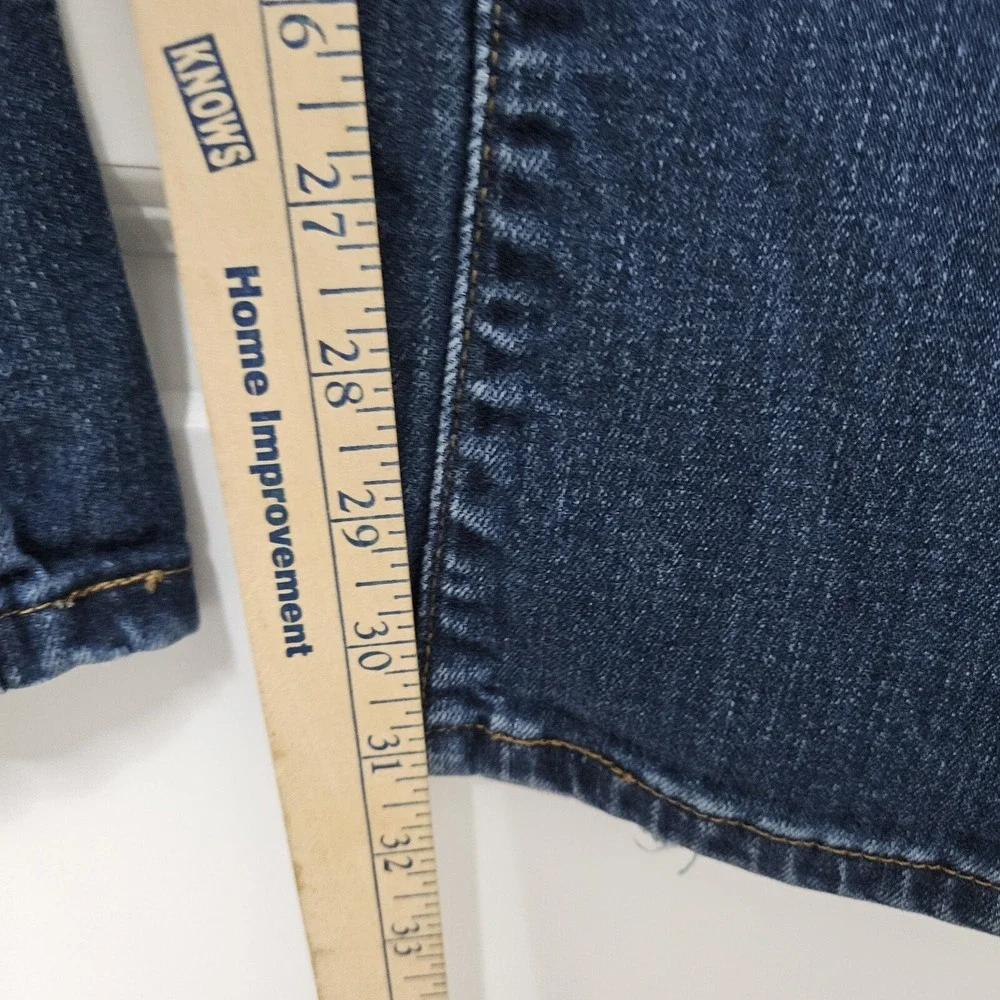 Levi's Jeans Women 8 Long Dark Blue 515 Bootcut Mid Rise Stretch Denim‎ Western